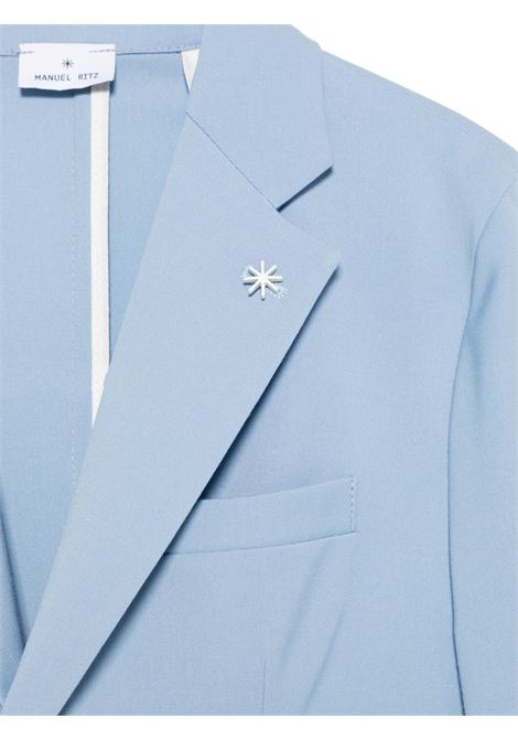 Blazer monopetto MANUEL RITZ | MR2890AZZURRO